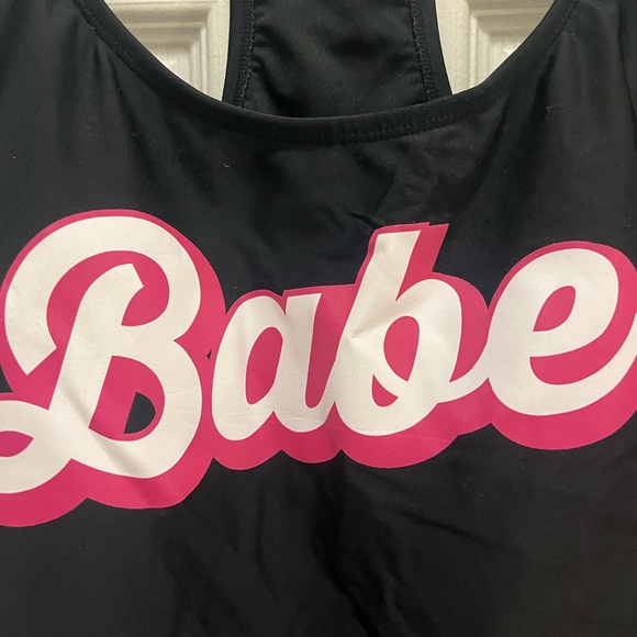 XL one piece swimsuit “Babe” - Picture 2 of 3